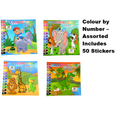 Colour by Number - Assorted Designs